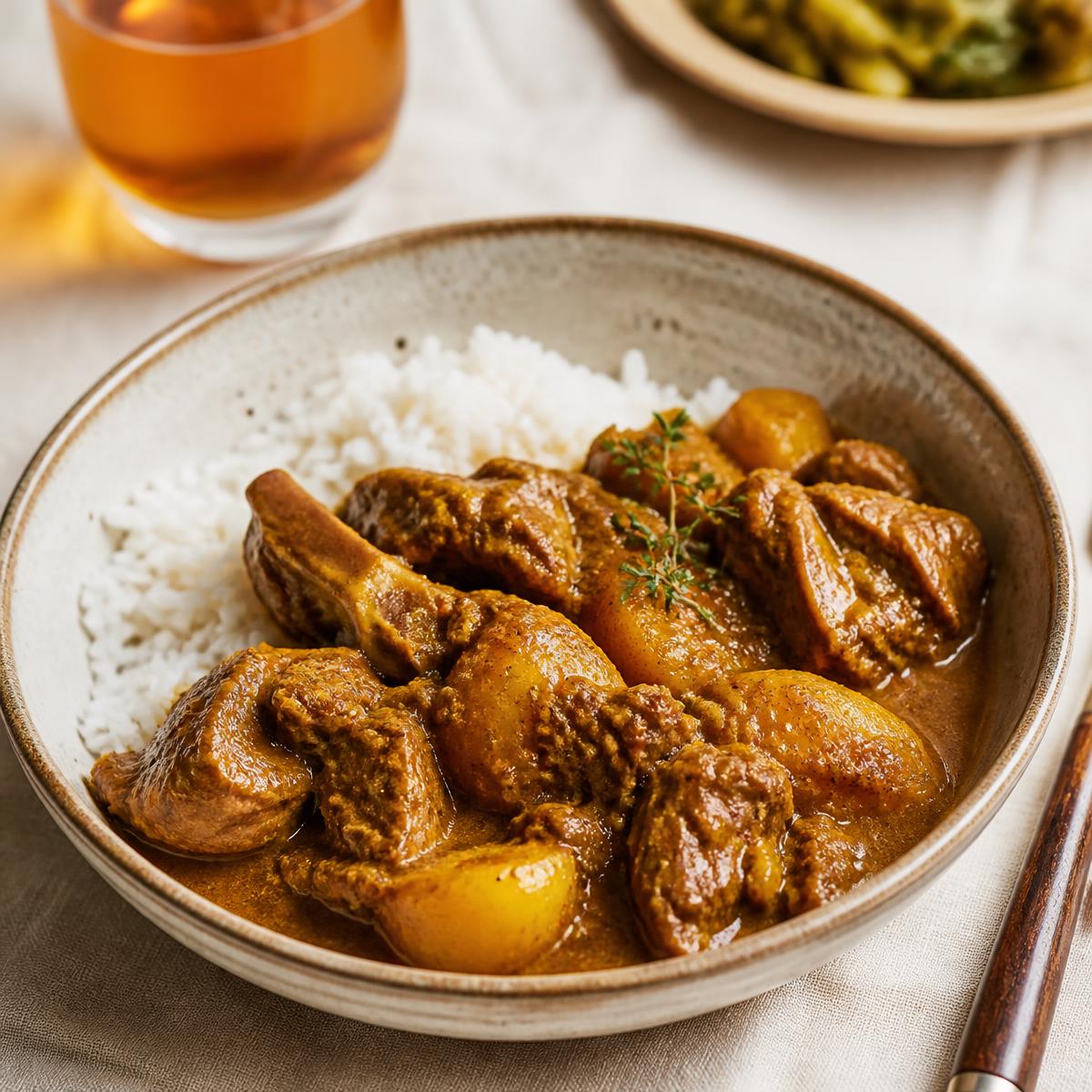 Curried Goat Platter